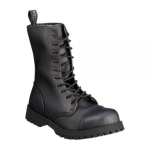 Boots & Braces Stiefel 10-Loch Vegetarian Winter schwarz, Größe 8