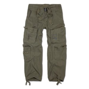 Hose Brandit Pure Vintage Trousers oliv, Größe 3XL