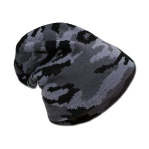 MFH Strickmütze Beanie dark camo