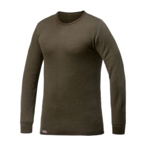 Woolpower Unterhemd Crewneck Longsleeve 200 pine green, Größe S