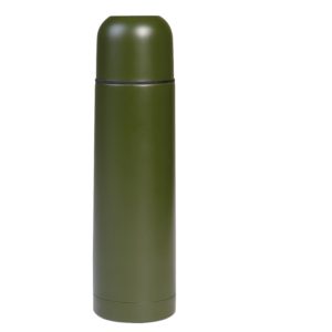 1L Vakuum-Thermosflasche S/Steel oliv