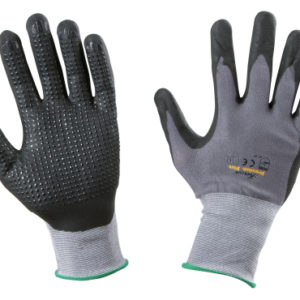 Arbeits Handschuh Premium Plus grau/schwarz Restposten XL