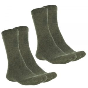 Mil-Tec Socken Merino oliv 2er Pack, Größe 5