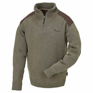 Pinewood Pullover Troyer New Stormy brown melange XXL