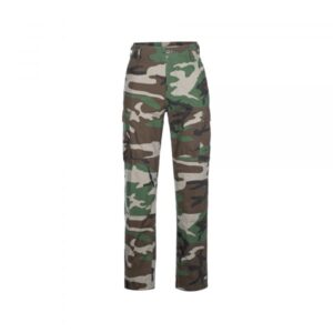 Hose BDU Style woodland Ripstop washed