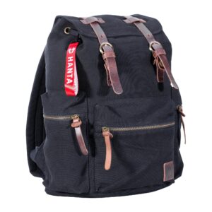 Hanta Nature Rucksack Canvas 20 L schwarz