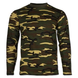 Mil-Tec Langarmshirt woodland