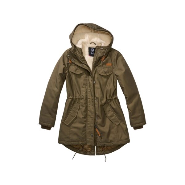 Brandit Jacke Marsh Lake Parka oliv Frauen