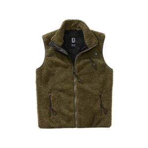 Brandit Jacke Teddyfleece Vest oliv