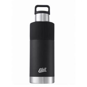 Esbit Isolierflasche Sculptor Standard Mouth mit Manschette schwarz 1 L