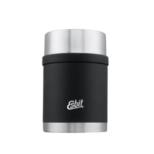 Esbit Thermobehälter Sculptor Edelstahl schwarz 750 ml