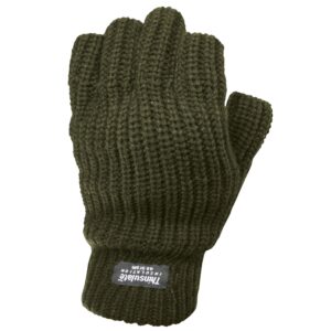 Handschuhe Fingerlinge Thinsulate oliv