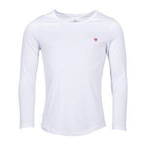 Hanta Sweatshirt Classic mit U-Boot Ausschnitt weiß