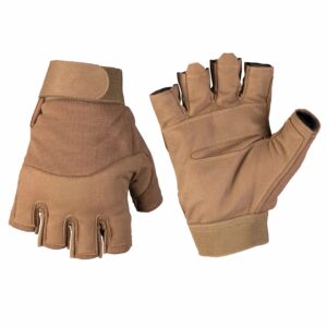 Mil-Tec Handschuhe Halbfinger Army Fingerlinge coyote