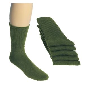 5 Paar Jagd Sport Socken oliv 2,99€/Paar Schuhe D 39