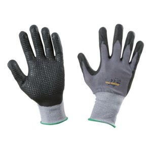 Arbeits Handschuh Premium Plus grau/schwarz Restposten M