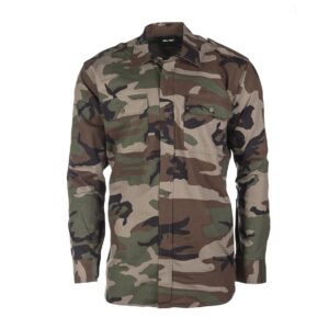 Hemd Langarm Ripstop woodland S