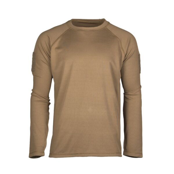 Langarmshirt Tactical Quick Dry dark coyote M