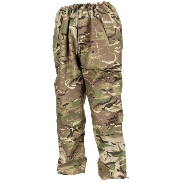Original Britische Nässeschutz Hose Combat MTP tarn gebraucht Restposten Bekl. 46 kurz