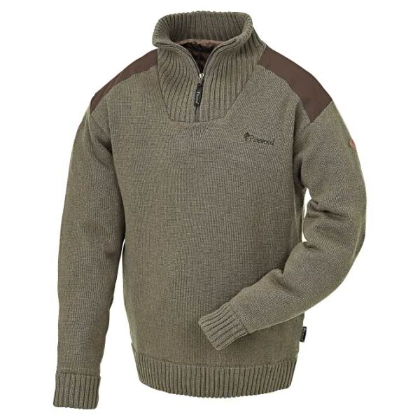 Pinewood Pullover Troyer New Stormy brown melange M