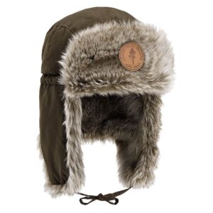 Pinewood Wintermütze Murmansk suede brown M