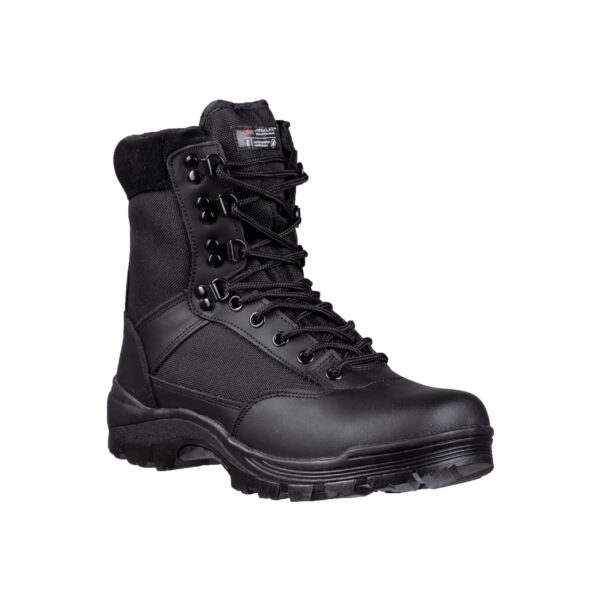 Stiefel Tactical Boot mit YKK-Zipper schwarz Schuhe D 38