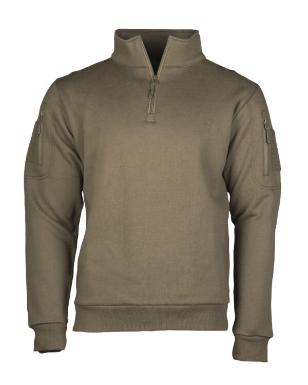 Sweatshirt Tactical mit Reißverschluss Ranger green S