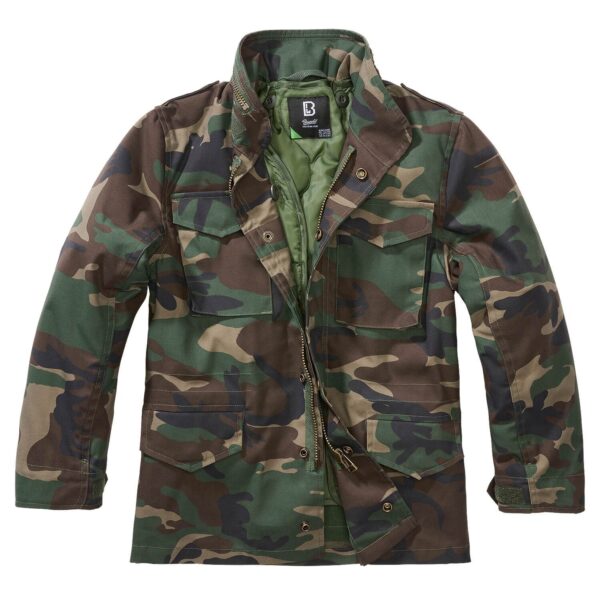US Kids Jacke M65 Standard woodland Restposten S