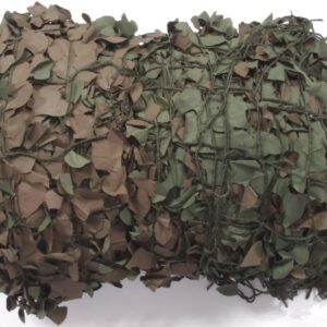 5 x 5 m Schwedisches Tarnnetz Kunststoff woodland gebr. (25,0m² = 5,18 €/m²)