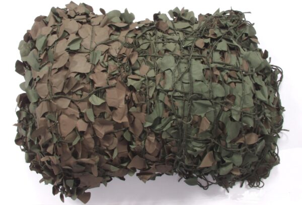 5 x 5 m Schwedisches Tarnnetz Kunststoff woodland gebr. (25,0m² = 5,18 €/m²)