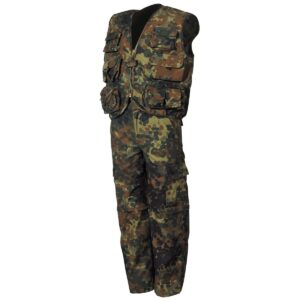MFH Kinder Zip-Up Hose und Weste flecktarn S