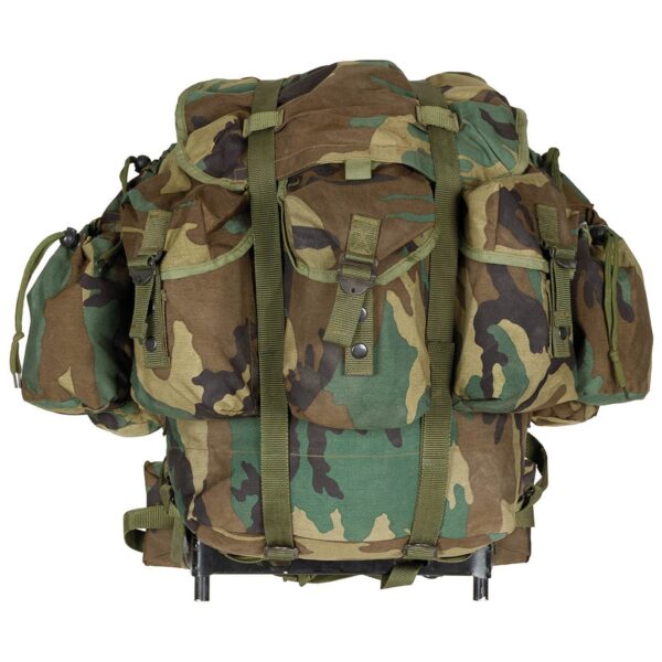 Türkischer Rucksack Alicepack woodland mit Tragegestell neuwertig