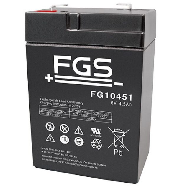 FGS Ultra 4,5-6 Bleigel 6V 4,5 AH 70x47x100