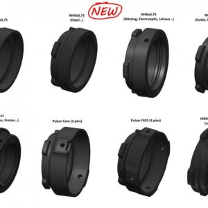 Rusan Modular Verbinder MCR für Nachtsichtgerät Verbinder: M52x0,75 (z.B. Iray, Dedal,Leica Calanox, Jahnke)