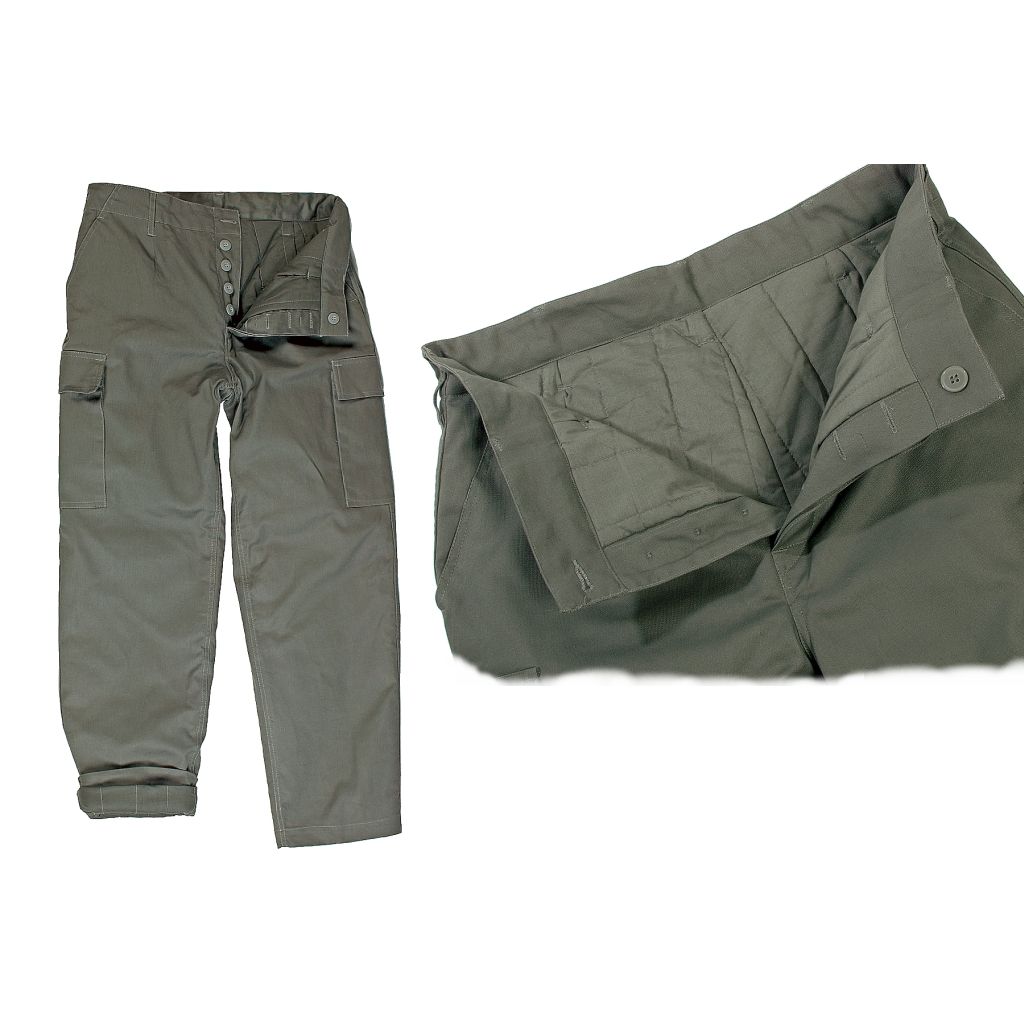 Bundeswehr Moleskinhose mit Thermofutter Oliv BW 11