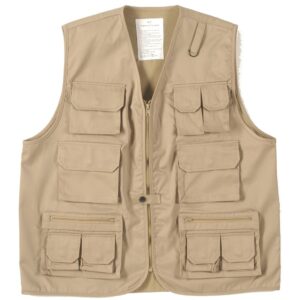 Jagdweste Anglerweste khaki XXL