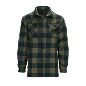 Lumberjack Holzfällerhemd Karohemd Flanell schwarz/oliv 3-XL