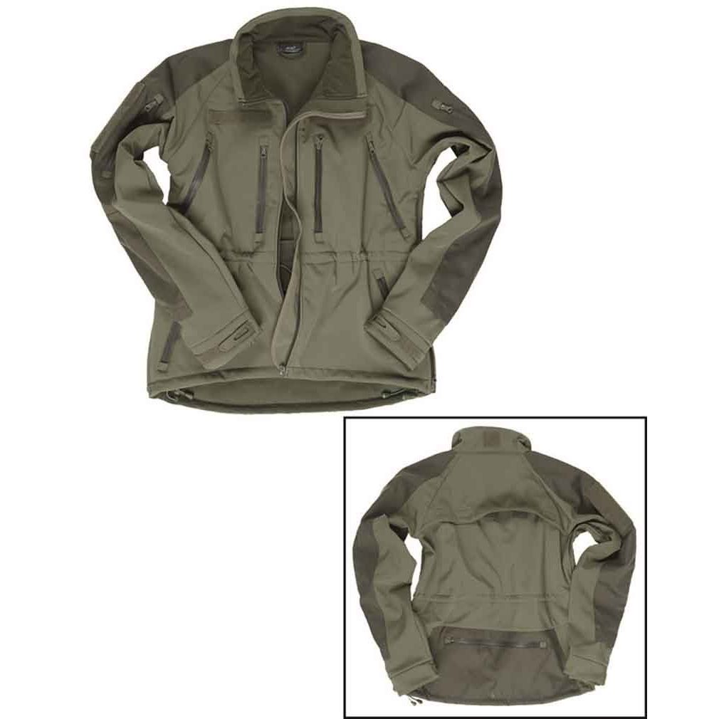 Softshell Jacke Mil-Tec Plus oliv 3-XL