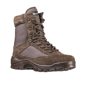 Stiefel Tactical Boot mit YKK-Zipper braun Schuhe D 46