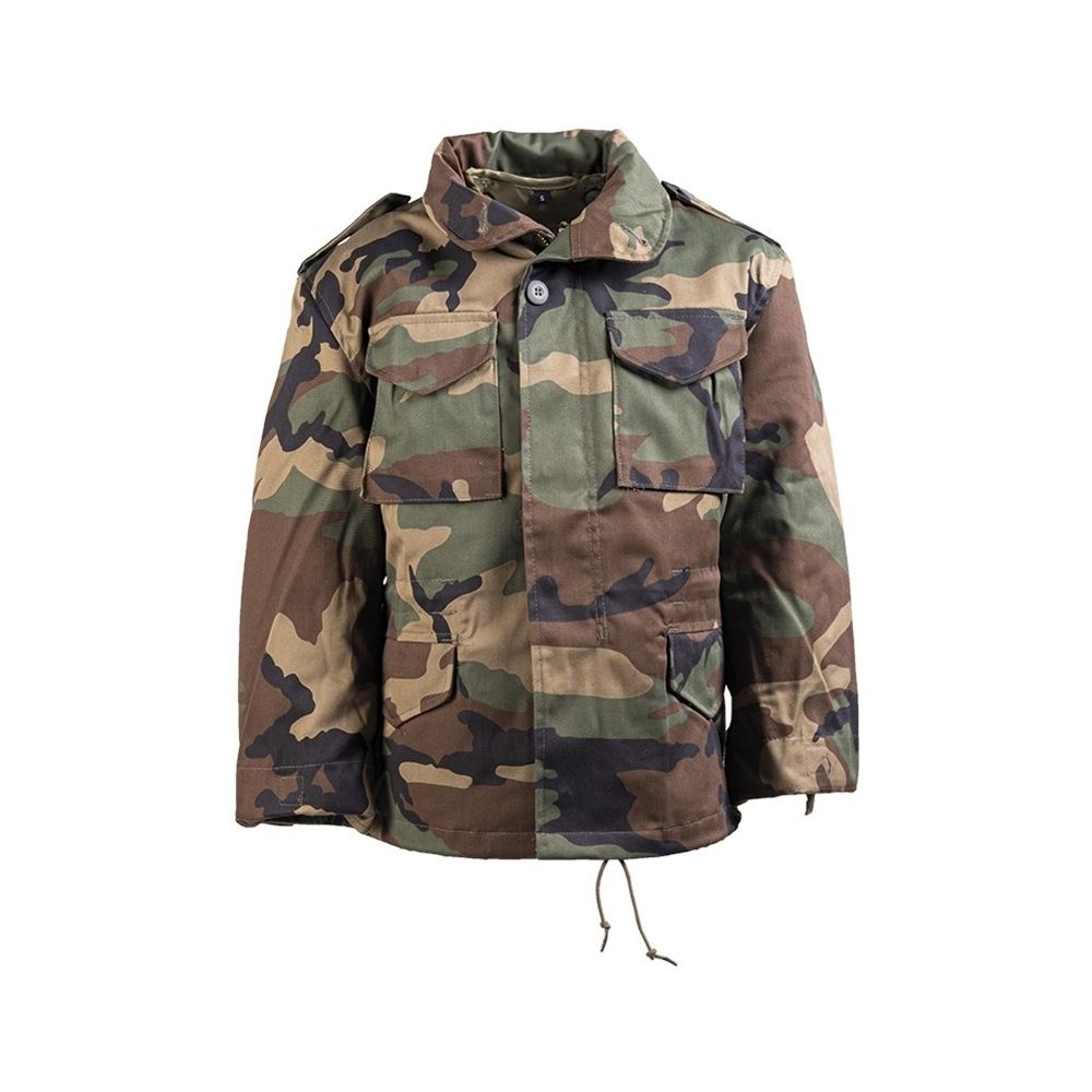 US Kids Jacke M65 mit Futter woodland XXL