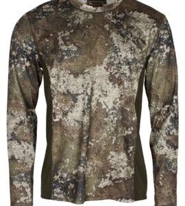 Pinewood Furudal Insect Safe Camou Langarmshirt M Strata/Moss Green
