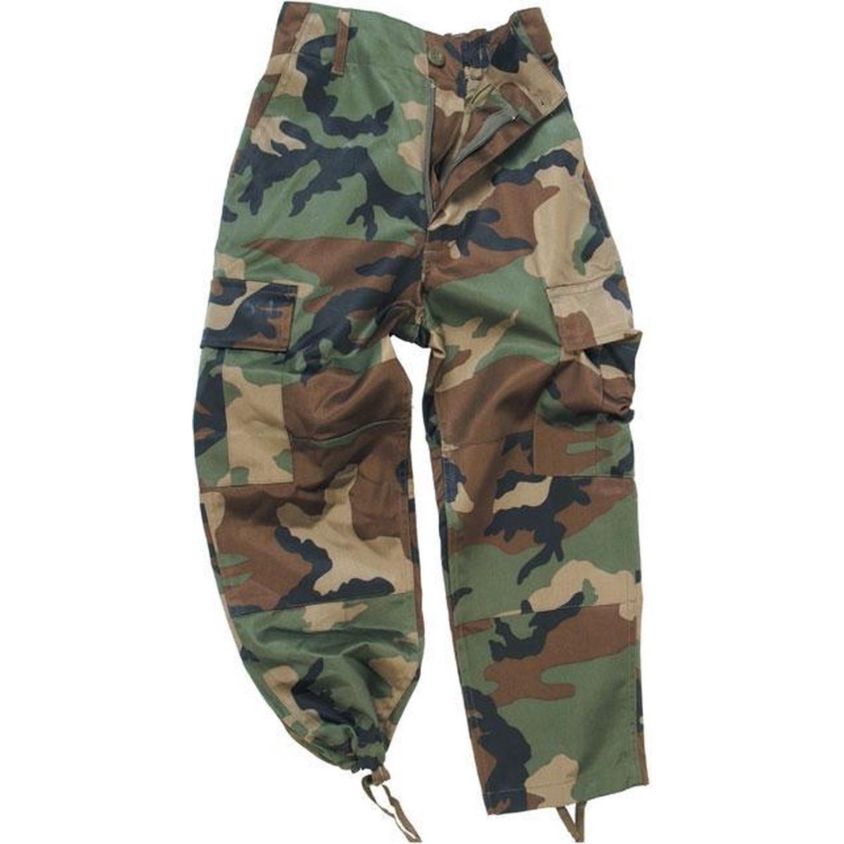 US BDU Hose Kids Woodland XL