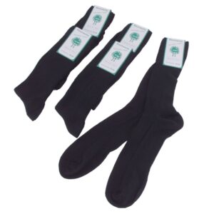 5 Paar Berufs-Socken schwarz = 2,38 €/Paar Schuhe D 47