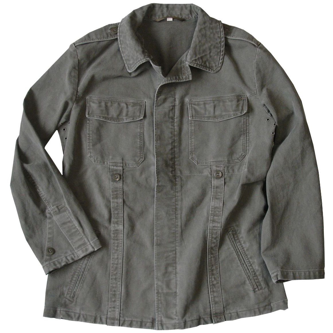 Bundeswehr Köhler Field Jacket Moleskin Feldjacke stonewashed oliv XXL