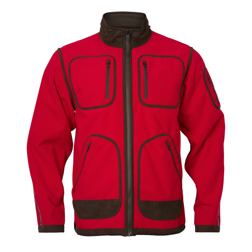 Härkila Kamko Fleecejacke Rot / Braun