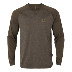 Härkila Kodiak CleverWool Langarmshirt Grün