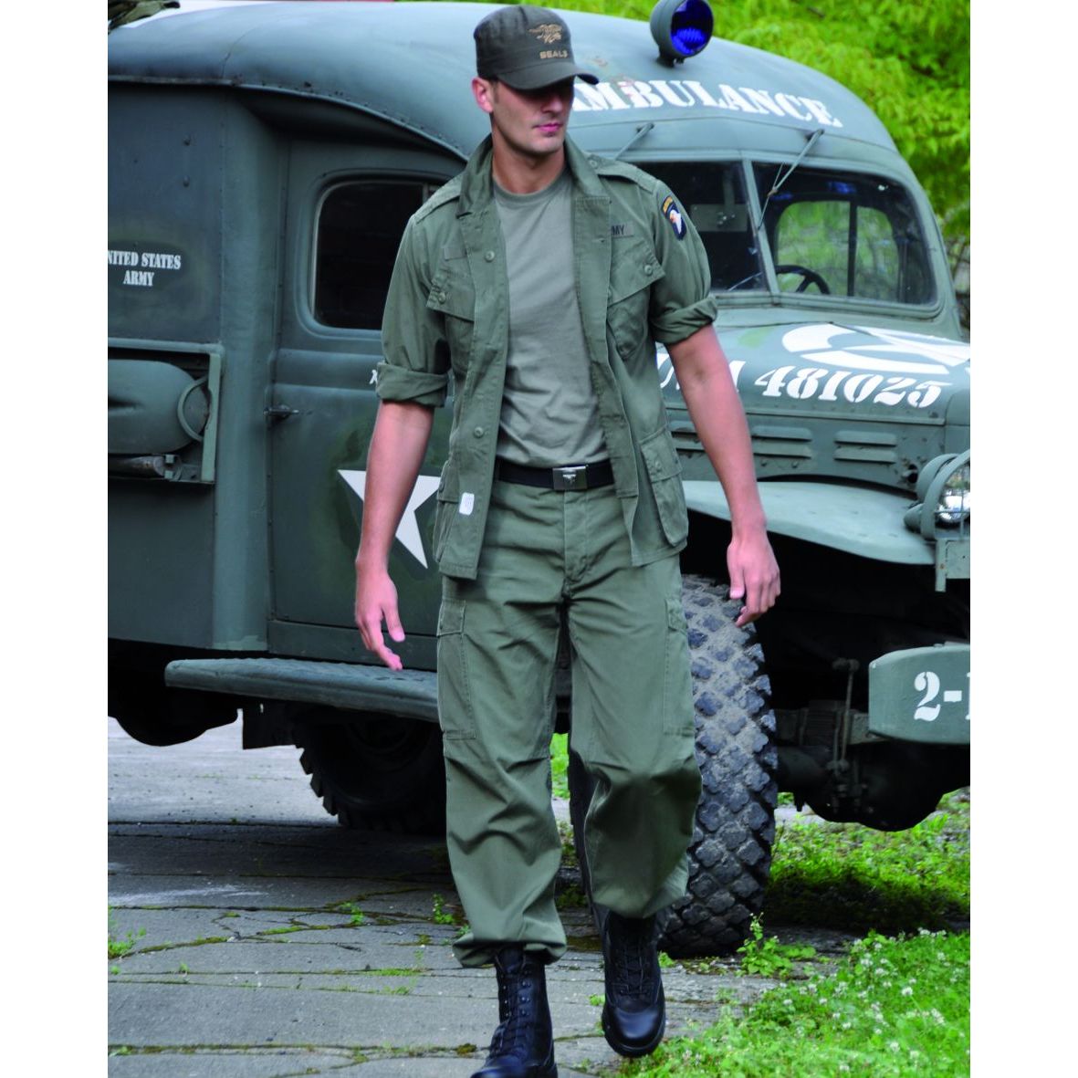 Hose US Jungle Pant M64 Vietnam oliv XXL
